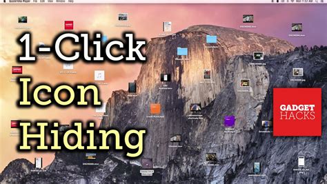 Hide All Of Your Macs Desktop Icons With One Click How To Youtube