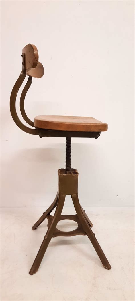 Adjustable Factory Stool By Evertaut Antiques Atlas