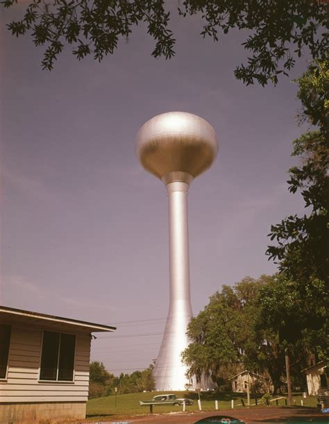 Florida Memory Water Tower In Ocala