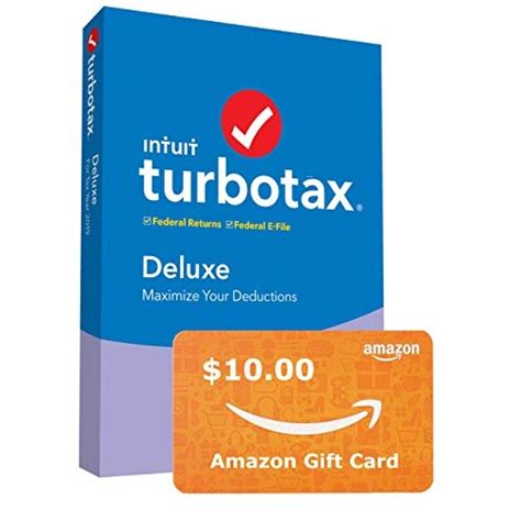 Send an email to our office of the president and we'll respond quickly and make sure it gets to the correct leader. Intuit TurboTax Deluxe 2019 Tax Software Amazon Exclusive PC/Mac Disc+ $10 Gift Card, Only ...