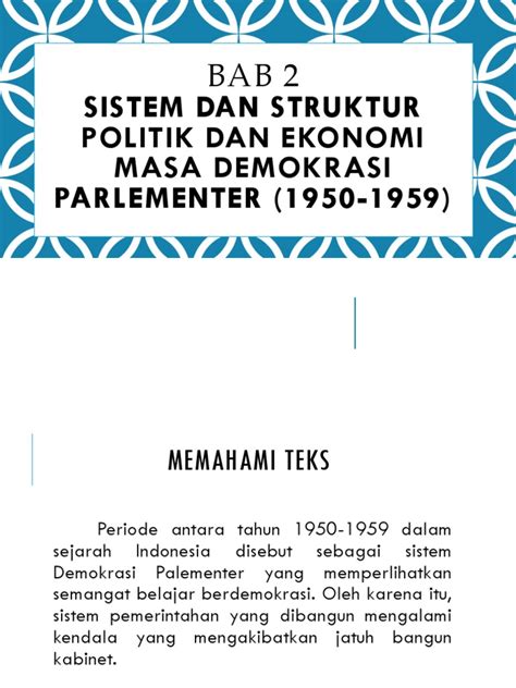 Demokrasi liberal merupakan sistem dalam pereknonomian yang pertama kali dianut di indonesia. Sistem Dan Struktur Ekonomi Masa Demokrasi Parlementer - Berbagai Struktur