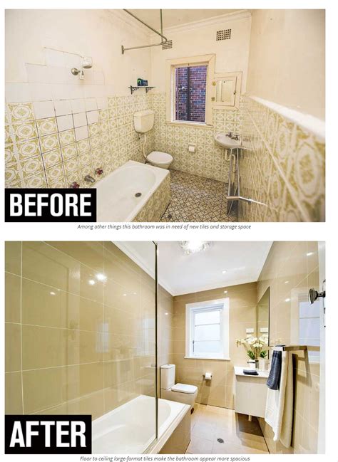 How To Remodel A Small Bathroom Before And After Bathroom Ideas