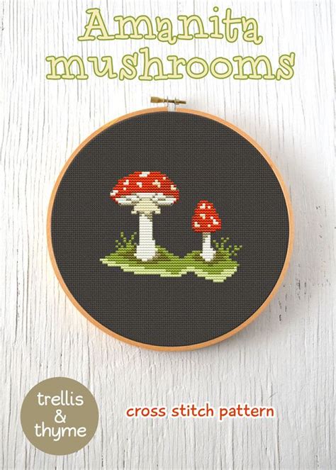 24 results for cross stitch birth record pattern. PDF Pattern Amanita Mushrooms Cross Stitch Pattern ...