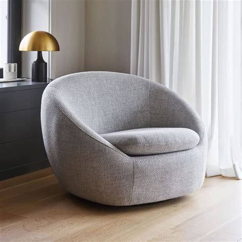 The ergonomic leather executive chair features luxurious softhread leather for an upscale look and feels this seating collection is where quality meets value. Cozy Swivel Chair in 2020 | Single sofa chair, Swivel ...