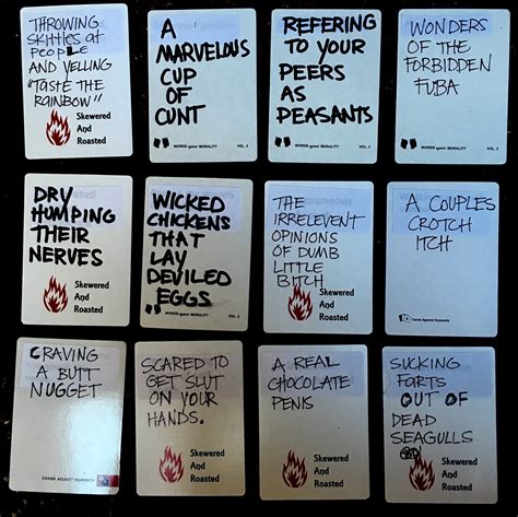 Diy Your Own Cards Of Humanity Game Or Hilarious Ideas For Blank Cards