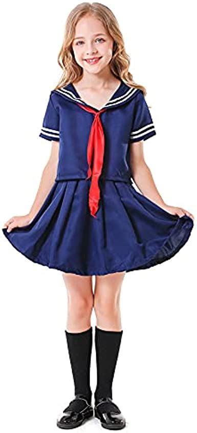 Japanese School Uniform Sailor Outfit Costume For Girlsailor Fuku