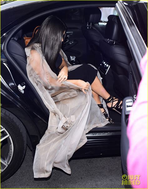 Full Sized Photo Of Kim Kardashian Goes Braless Sheer Glastonbury