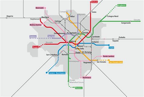 Metro Milano La Nuova Mappa Con M4 E M6