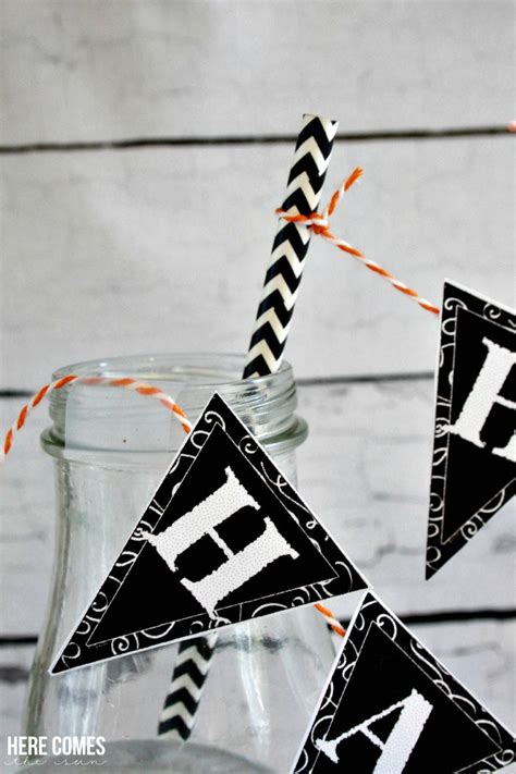 Easy Printable Halloween Decorations Here Comes The Sun