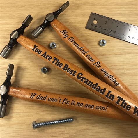 ­it's time to find some thoughtful father's day gifts for grandpa. Engraved Hammer Grandad Gift For Birthday Fathers Day ...