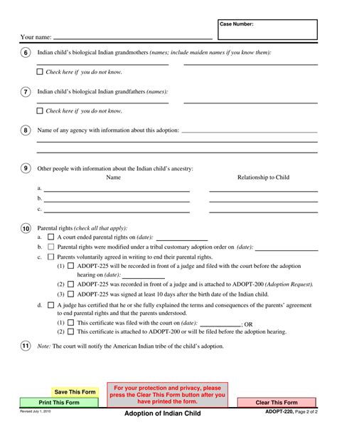Form Adopt 220 Fill Out Sign Online And Download Fillable Pdf