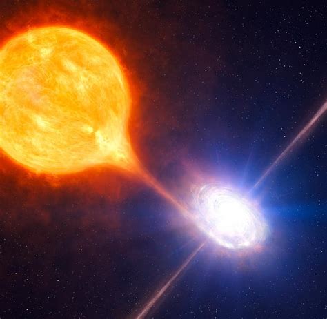In der klassischen physik kann man sich zur erklärung dieses effektes vorstellen. Wundersamer Staub: Riesiges Schwarzes Loch bläst kühlen ...