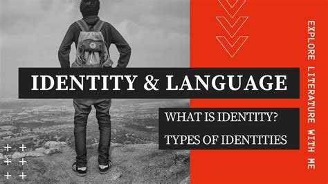 Language Identity And Culture Types Of Identities Identity Language