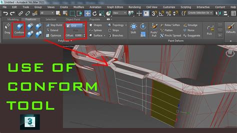 How To Use Conform Tool In 3ds Max 3ds Max Tutorial 2021 Youtube