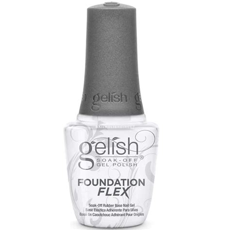 Gelish Foundation Flex Soak Off Rubber Base Nail Gel Clear 15ml