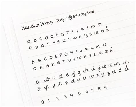 aesthetic printable neat handwriting practice sheets
