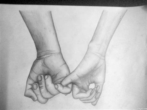 Holding On Love Drawings Hand Sketch Pencil Sketches Of Love