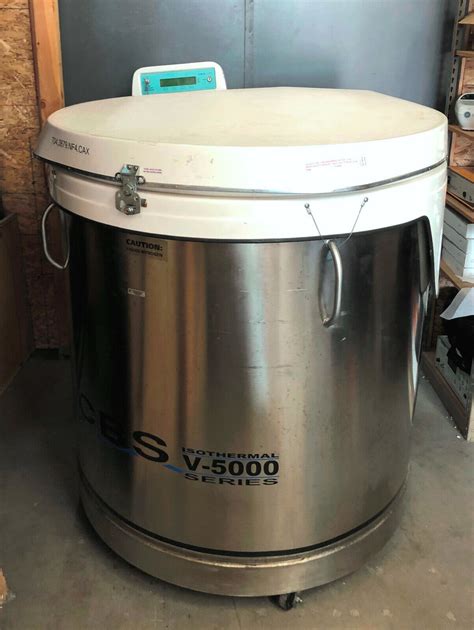 CBS V5000 Series Isothermal LN2 Freezer Liquid Nitrogen Tank V 5000 A