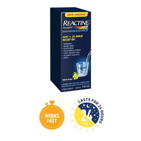 Allergy Liquid, 118mL | REACTINE® Canada Products