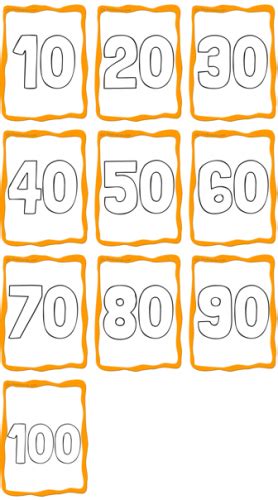 First Class Printable Flashcards Numbers 1 100 Routine
