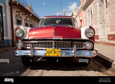 Old Ford Fairlane car on the street in Trinidad, Cuba, Caribbean, Latin America Stock Photo - Alamy