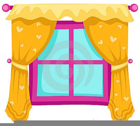 Window With Curtains Clipart Free Images At Vector Clip