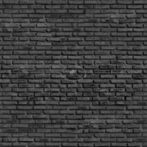 Black Brick Wall Pbr Texture Seamless 22021