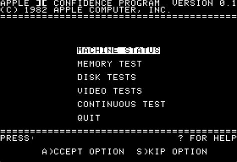 Most items also include a work. Apple II Plus Diagnostic Confidence Disk : Free Download ...