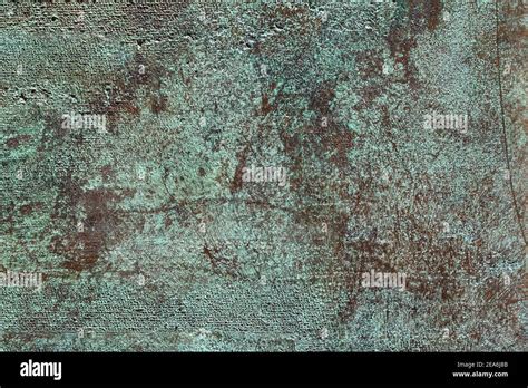 Rust Patina Background High Resolution Image Of Rough Green Copper Or