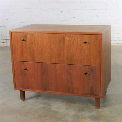 Table of the best wood file cabinets reviews. Mid-Century Modern Two-Drawer Lateral File Cabinet in ...