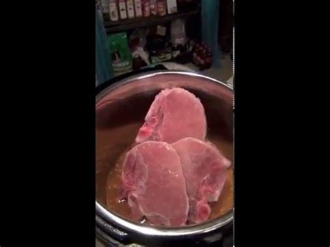 You will follow the above directions for cooking your chops. Frozen Pork Chops In The Instant Pot Pressure Cooker - YouTube