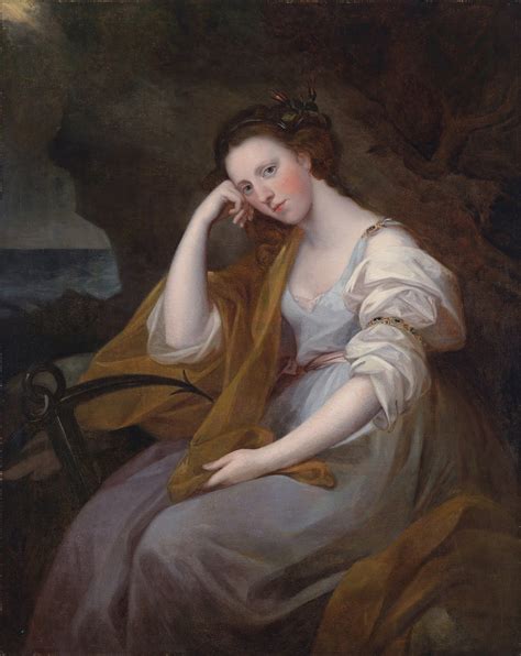 Angelica Kauffmann Portrait Louisa Leveson Gower 1767 Tuttart