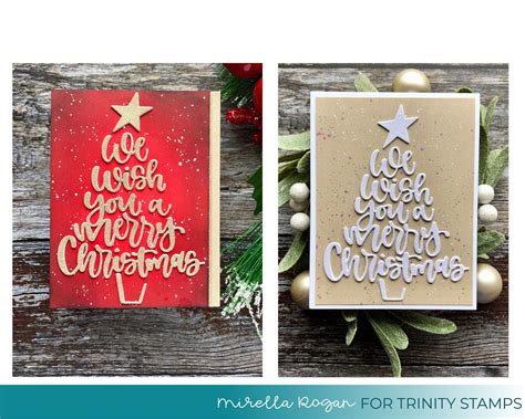 Simple Classy And Elegant Christmas Cards Trinity Stamps