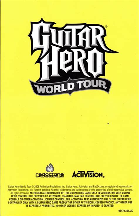 Guitar Hero World Tour 2008 Box Cover Art Mobygames