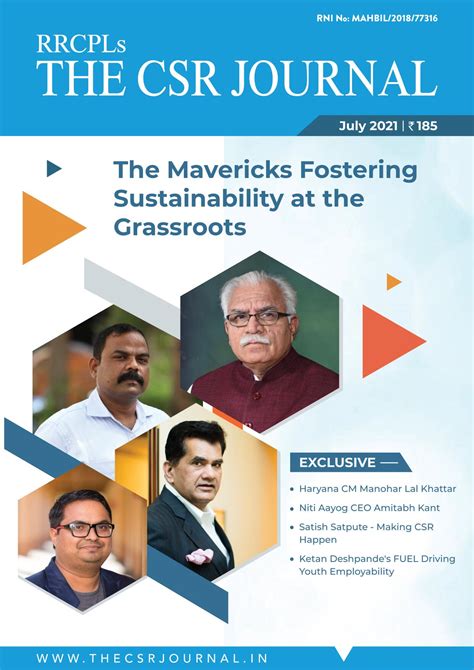 The Csr Journal Print Subscribe Now