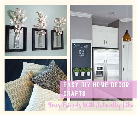 Get ready to get crafty as we hammer out the most practical diy ideas for your home. Easy DIY Home Decor Crafts Your Friends Will Actually Like ...