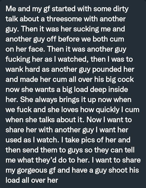 pervconfession on twitter he wants to watch his girlfriend get fucked again