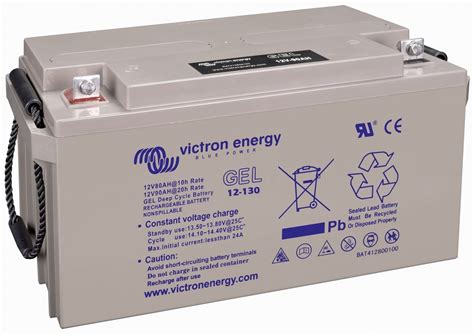 Gel Battery 12v130ahc20 Deep Cycle Victron All In Solar Energy