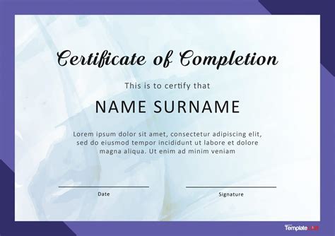 Free Certificate Of Completion Templates Word Powerpoint