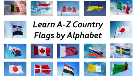 Abc Countries For Children Learn Alphabet With Countries And Flags