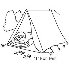 Download Tent coloring for free Designlooter 2020 👨‍🎨