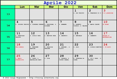 Calendario 2022 Aprile Maggio Calendario Ottobre