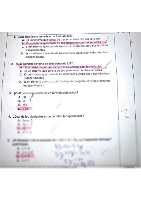 Solution Examen De Matem Ticas 2 Bachillerato Studypool