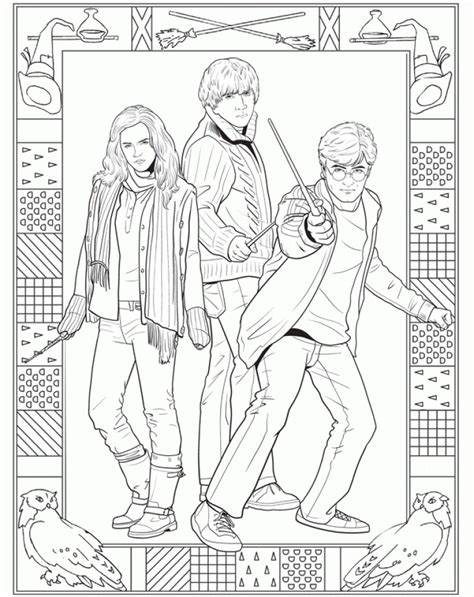 Boys and girls around the world very much love the adventure movie of the same name. Top 20 Printable Harry Potter Coloring Pages - Online ...