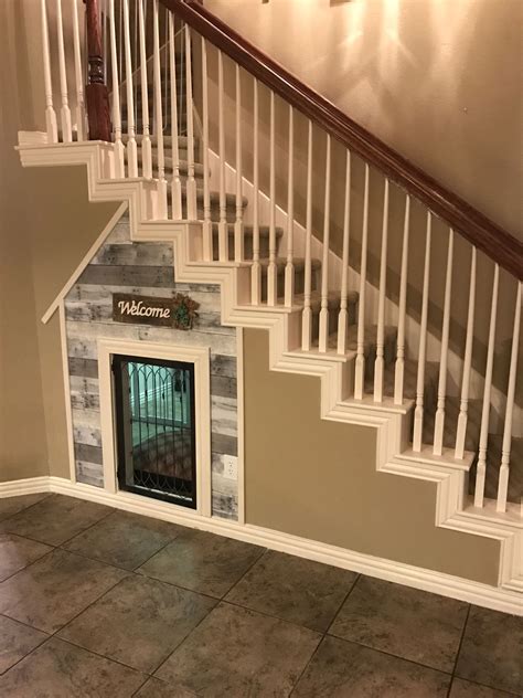 May be you have a big or a small house. Under the stairs dog house | Under stairs dog house, Dog ...
