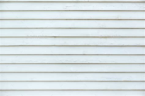 White Planks Of Wooden Wall Surface As High Resolution Texture Stock