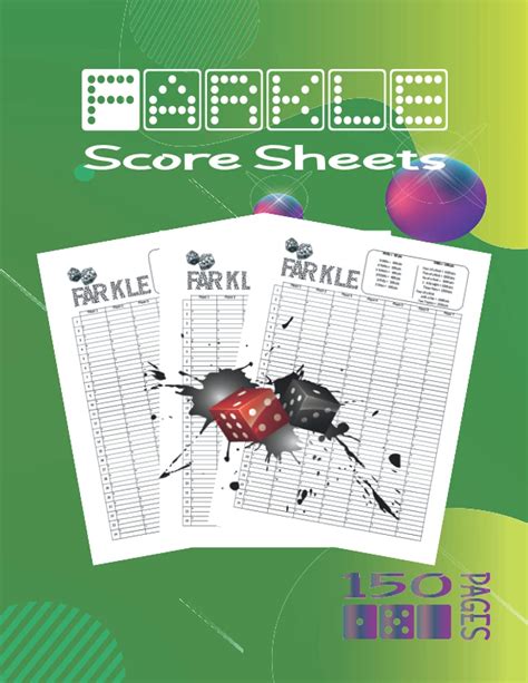 Buy Farkle Score Sheets Farkle Score Keeping Cards 150 Farkle