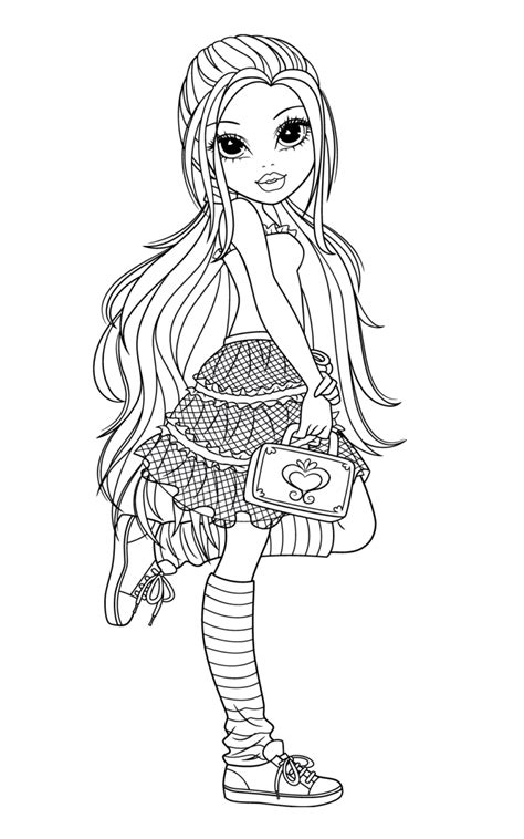 Moxie Girlz Coloring Pages