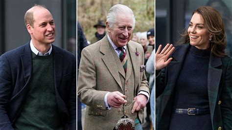 King Charles Prince William Kate Middleton Make First Public