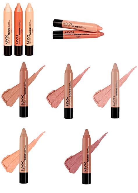NEW NYX Simply Irresistible Lip Cream Collection Simply Nude Simply